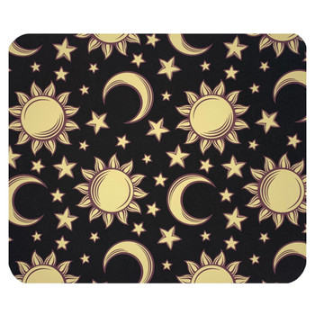 Suns Moons and Stars Mouse Pad Mat Suns Moons and Stars Mouse Pad Mat