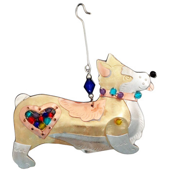 Corgi dog ornament.  