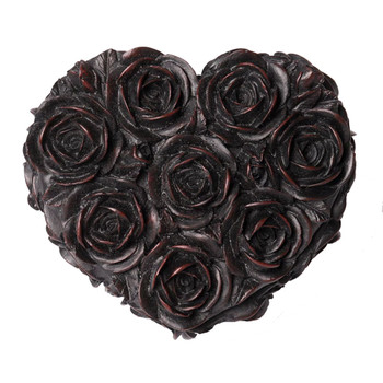 Rose Heart Keepsake Trinket Box top view