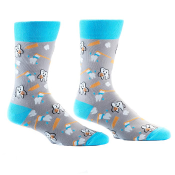 Happy Teeth Men's Crew Socks