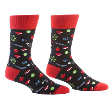 School Teacher Men's Crew Socks