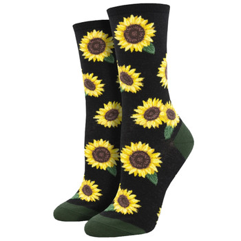 More Blooming Sunflowers Women's Crew Socks