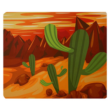 Desert Cactus Sunset Mousepad Mat