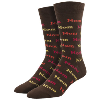 Thanksgiving Nom Nom Nom Men's Socks