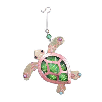 Gemma Sea Turtle christmas ornament. 