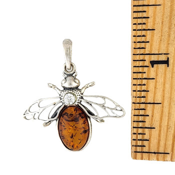 Size of bumble bee pendant. 
