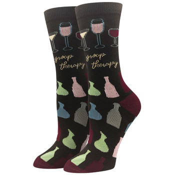 Group Therapy Wine Women's Socks