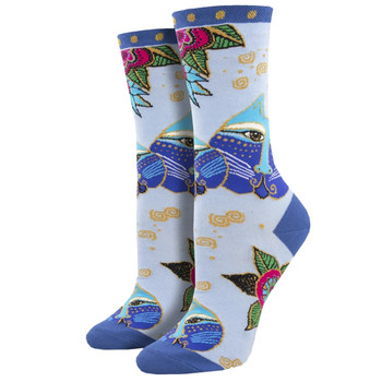 Socksmith Women's Socks - Laurel Burch - Carlotta Cat