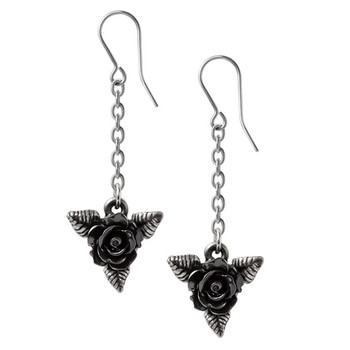 Alchemy Gothic - E472 - Black Rose Droppers