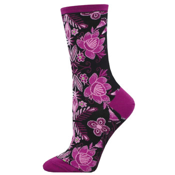 Laurel Burch Fiesta Floral Socks