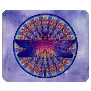 Watercolor Dragonfly Mouse Pad