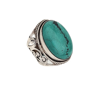 Sterling silver Turquoise ring Size 5. 