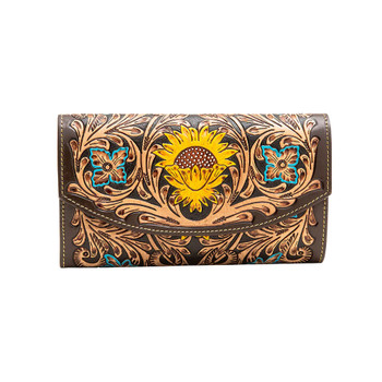 Myra Bag Utsav genuine leather wallet. 