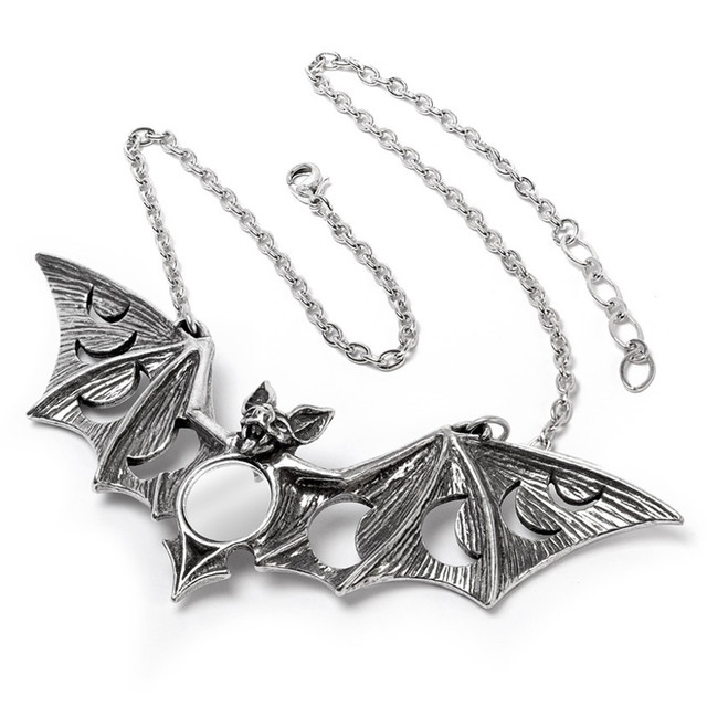 Alchemy Gothic Bat Necklace main image 1