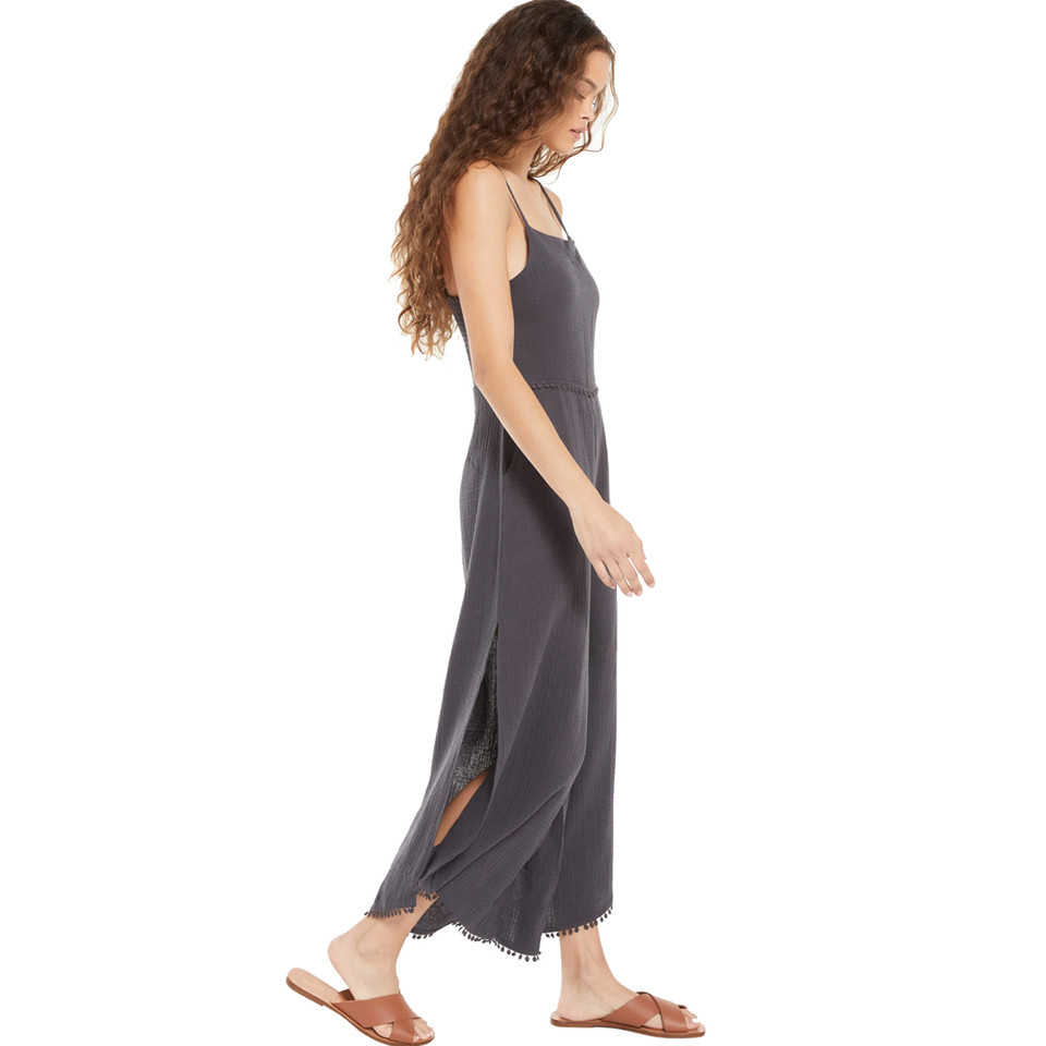 Z SUPPLY DITSY FLORAL JUMPSUIT DRESS PURPLE LEOPARD BOUTIQUE