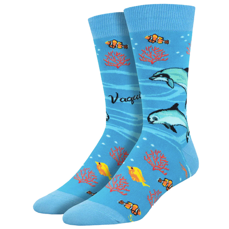 Socksmith Men's Taco Purple Crew Socks Purple Leopard Boutique