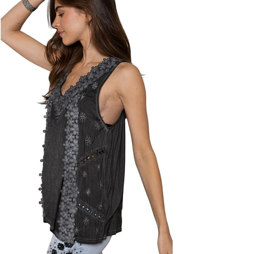 POL Leopard Exposed Seam Button Up Quilted Jacket
