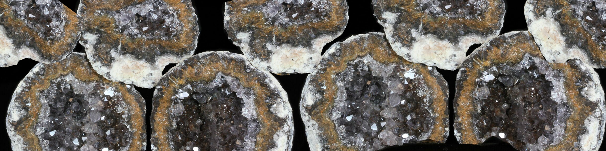 Coconut Geode Druzy 