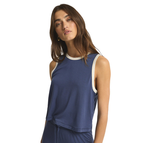 Z SUPPLY WARMER DAYS RINGER TANK | PURPLE LEOPARD BOUTIQUE