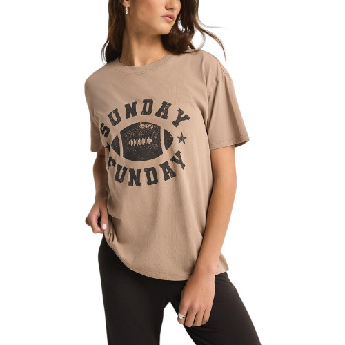 Z SUPPLY SUNDAY FUNDAY BOYFRIEND TEE | PURPLE LEOPARD BOUTIQUE