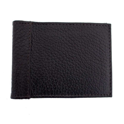 MEN'S BROWN TEXTURED LEATHER WALLET | PURPLE LEOPARD BOUTIQUE