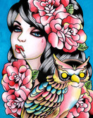 Carissa Rose Taken For Granted Owl Canvas Giclee