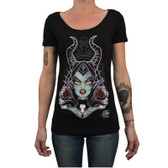 Womens Mistress of Evil Scoop Neck Tee