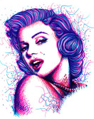 Carissa Rose Long Live the Legend Canvas Giclee of Marilyn Monroe