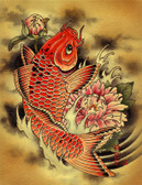 Aaron Cox Carp Canvas Giclee