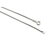 1.5 mm Sterling Silver Popcorn Chain Necklace