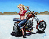 Tom Laura aka BigToe - Cruiser Custom - Canvas Giclee