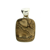 Picture Jasper Sterling Silver Pendant