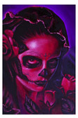 Day of the Dead Mary Sugar Skull by Manuel Valenzuela Tattoo Fine Art Print