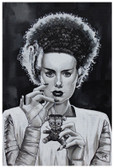 Love Hurts by Mike Bell Fine Art Print Bride of Frankenstein