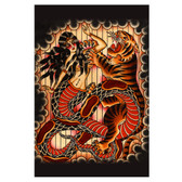 Naga Tiger by Brother Greg Art Print