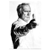 Manuela Lai Clint Eastwood Art Print