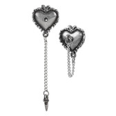 E433 - Witches Heart Studs