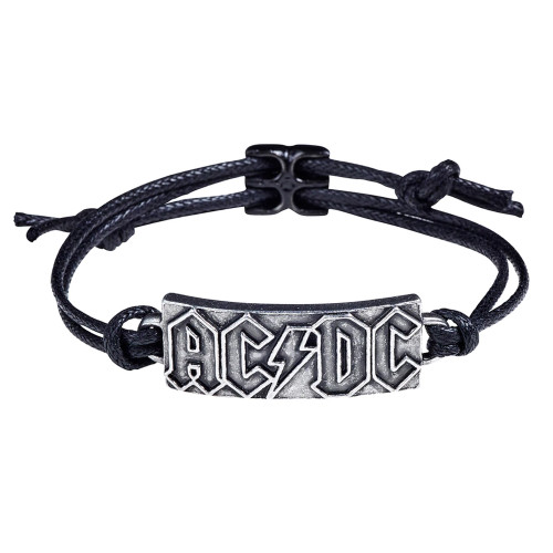 AC/DC LIGHTNING LOGO BRACELET | PURPLE LEOPARD BOUTIQUE
