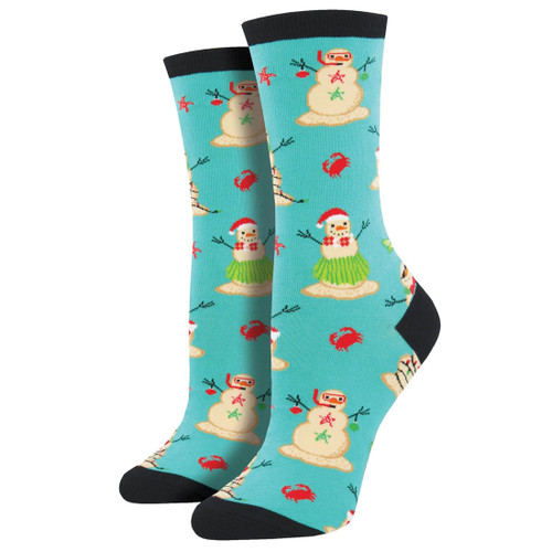 CHRISTMAS IN JULY CREW SOCKS | PURPLE LEOPARD BOUTIQUE