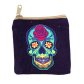 Small Day of the Dead coin purse. 