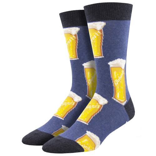 PROOST BEER MEN'S CREW SOCKS | PURPLE LEOPARD BOUTIQUE