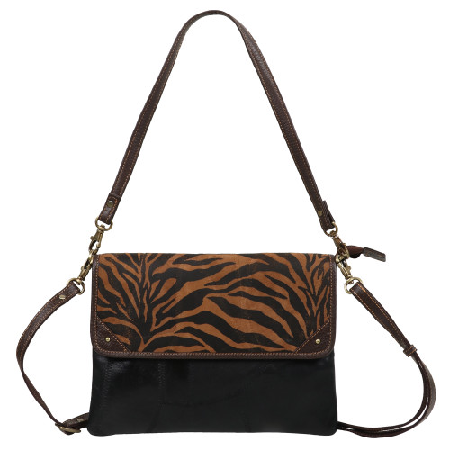 TIGER PRINT CROSSBODY SLIP PURSE | PURPLE LEOPARD BOUTIQUE