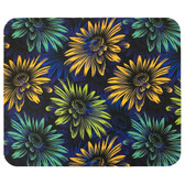 Blue Sunflowers Mouse Pad Mat