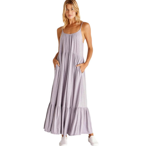 Z SUPPLY LIDO SLUB MAXI DRESS | PURPLE LEOPARD BOUTIQUE