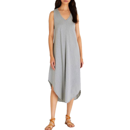 Z SUPPLY MORNING FOG MIDI DRESS| PURPLE LEOPARD BOUTIQUE