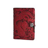 Red dragon leather journal.  