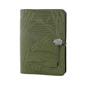 Green handmade dragonfly journal.