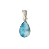 Small blue Larimar pendant. 