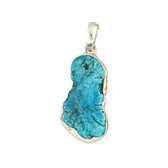 Rough Turquoise pendant. 