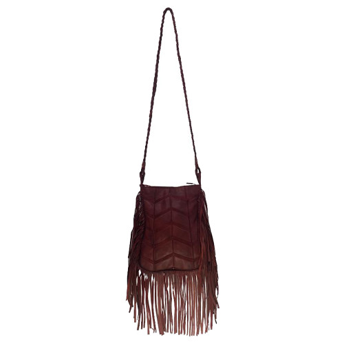 Fringes Suede Leather Tote Bag | Jijou Capri